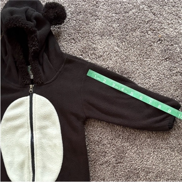 Baby Fleece Hooded Romper Bodysuit Onesie 6-12 months - Picture 10 of 10